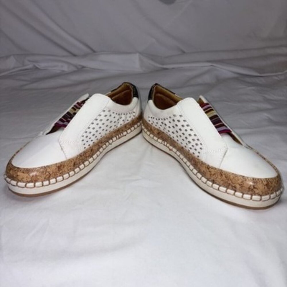 HEELTHATPAIN WHITE EU/39 US/9 SHOES/FLATS STRETCH COMFORT ORTHEPEDIC LADIES - Picture 2 of 6